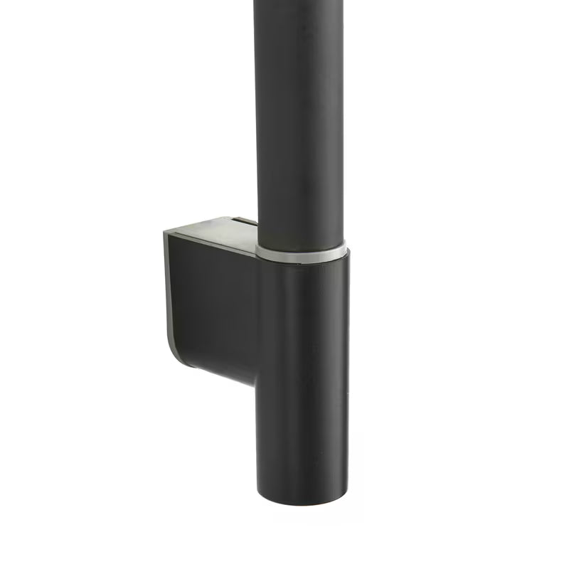 Tuš set S-Line u crnoj mat boji s ručnim tušem s 3 funkcije i podesivim držačem