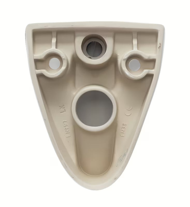 Bijeli viseča WC školjka S-Line Pro od sjajne keramike sa stražnjim odvodom