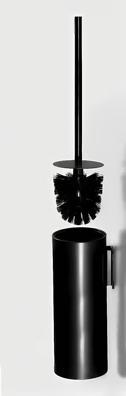Crna WC ščetka Sanela s mogućnošću montaže lijepljenjem ili bušenjem