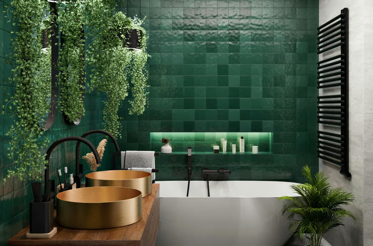 Okrugli umivalnik na ploščo SAT Aurum 38 cm u brušenom zlatnom finišu cool sunrise s tankim stijenkama