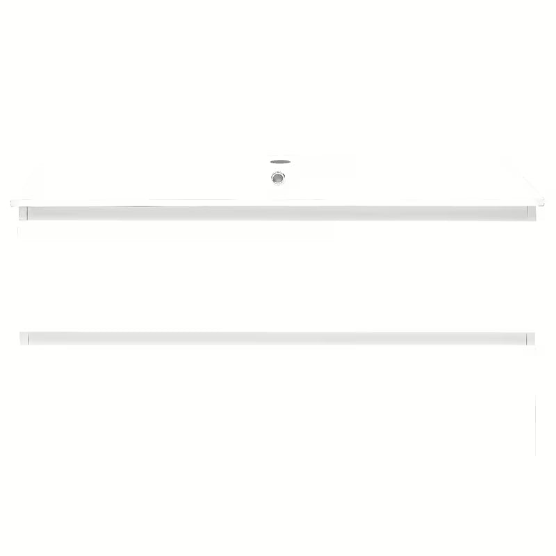 Viseča kopalniška omarica z umivalnikom SAT B-Way 1 u sjajno bijeloj boji s dvije ladice