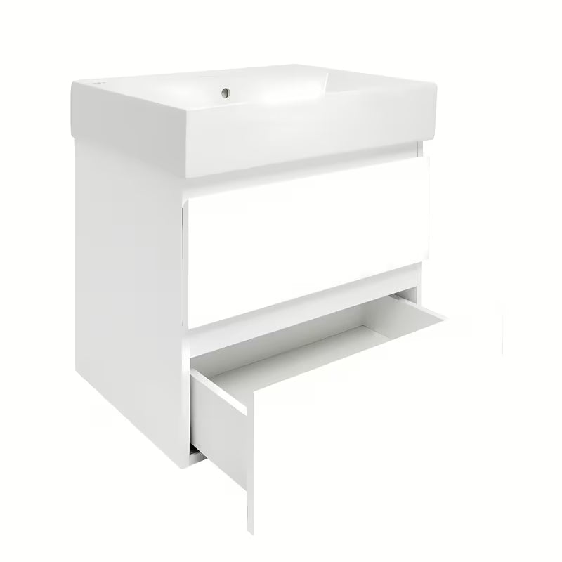 Viseča kopalniška omarica z umivalnikom SAT B-Way 1 u bijeloj boji