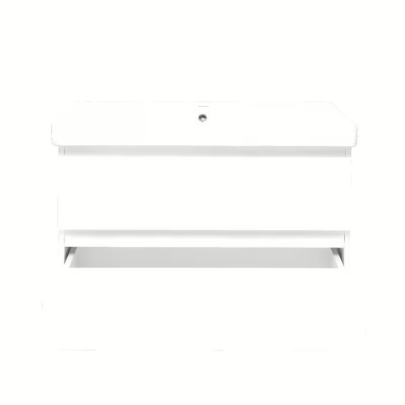 Viseča kopalniška omarica s keramičkim umivaonikom SAT B-Way 1 u sjajnoj bijeloj boji