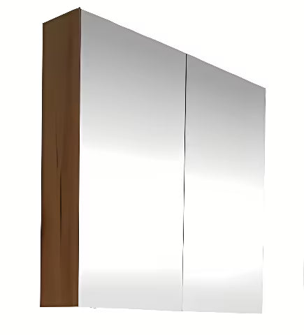 Viseča zrcalna omarica SAT B-Way 80x15x75 cm v dekorju oreha z mat površino