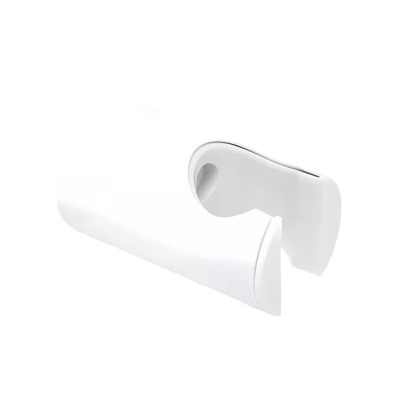 Stenski držalo ručni tuši SAT B-Way u mat bijeloj boji od čvrste plastike