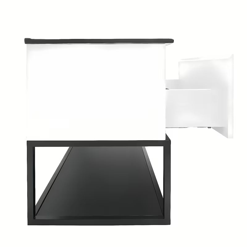 Viseča kopalniška omarica SAT B-Way s pokrovnom pločom u bijeloj boji i sjajnoj izvedbi