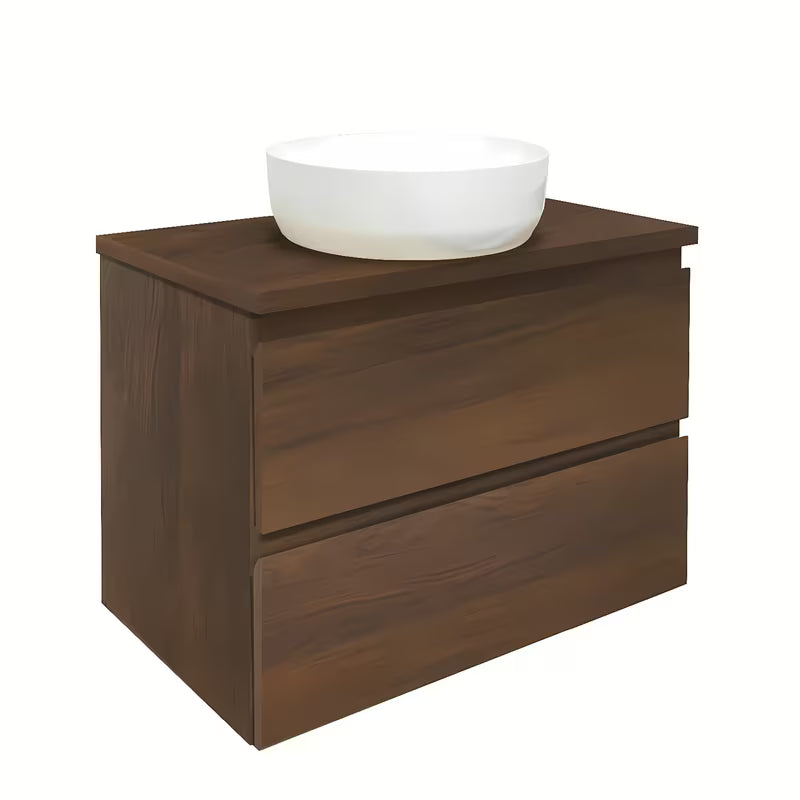 Viseča kopalniška omarica SAT B-Way s pokrovnom pločom u dekoru oraha, 59x50x45 cm