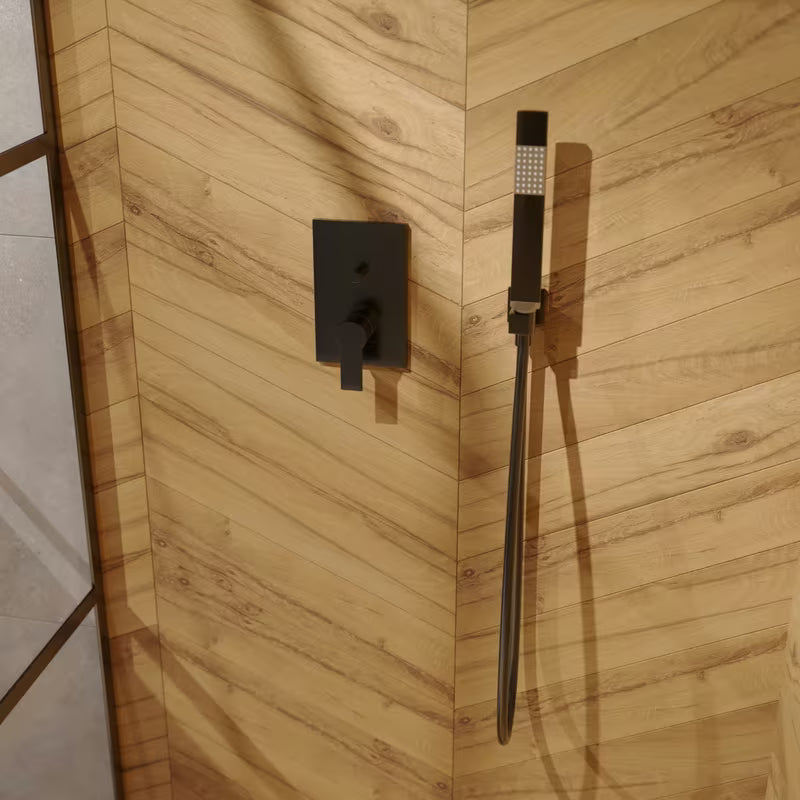 Priključek za Tuš Cev s tuš setom SAT B-Way u mat crnoj boji