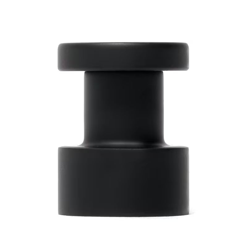 Crni stenski kavelj SAT B-Way R za kupaonicu pro ručnike i ogrtače