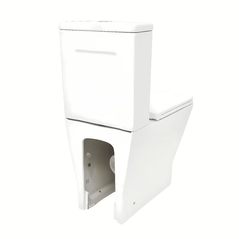 Bel WC monoblok SAT B-Way s z vrtinčnim splakovanjem, kotličkom in sedežem z mehko Zapiranje Soft Close