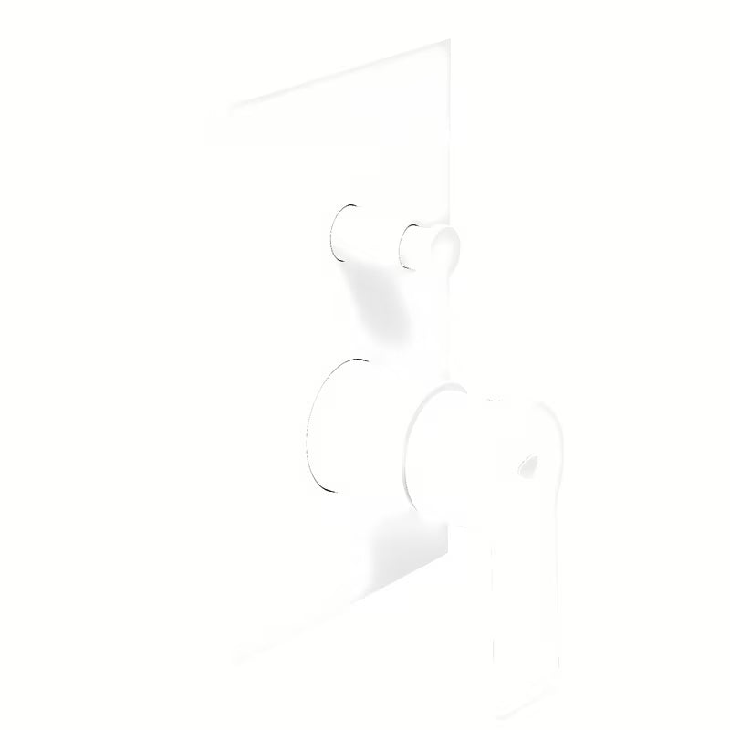 Podometna armatura za tuš SAT B-Way s ručicom u mat bijeloj boji