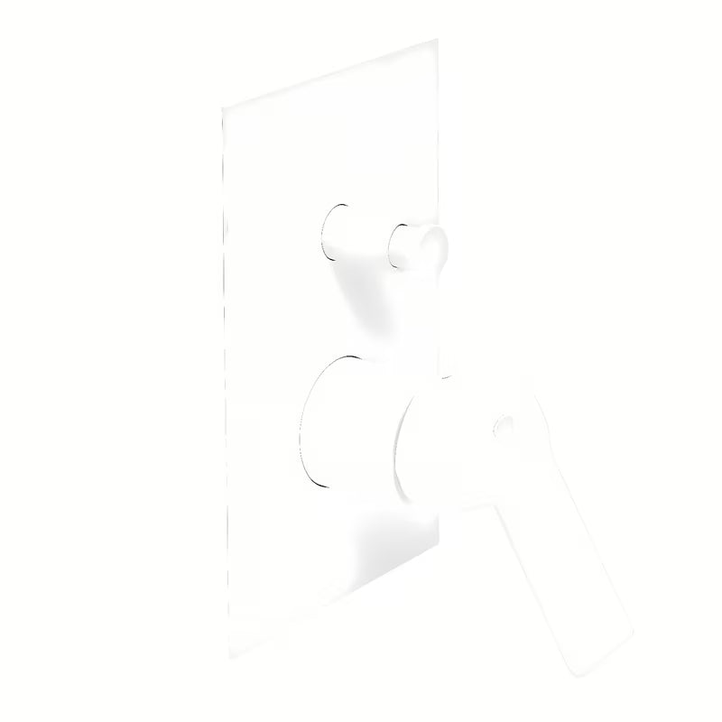 Podometna armatura za tuš SAT B-Way s ručicom u mat bijeloj boji