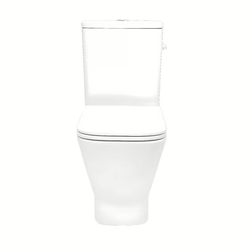 Bijeli WC monoblok SAT B-Way s vrtložnim ispiranjem, vodokotlićem i sjedalom sa mehko Zapiranje Soft Close