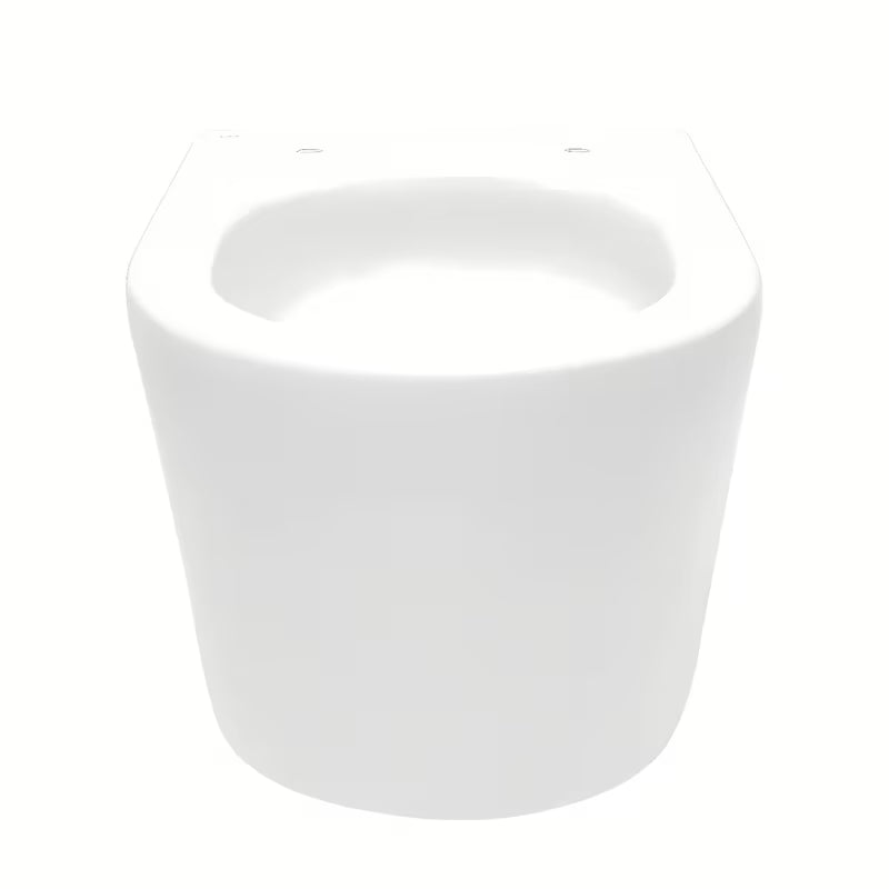 Viseča WC Školjka SAT Brevis v beli barvi s wc desko mehko Zapiranje Soft Close in skritim pritrjevanjem.