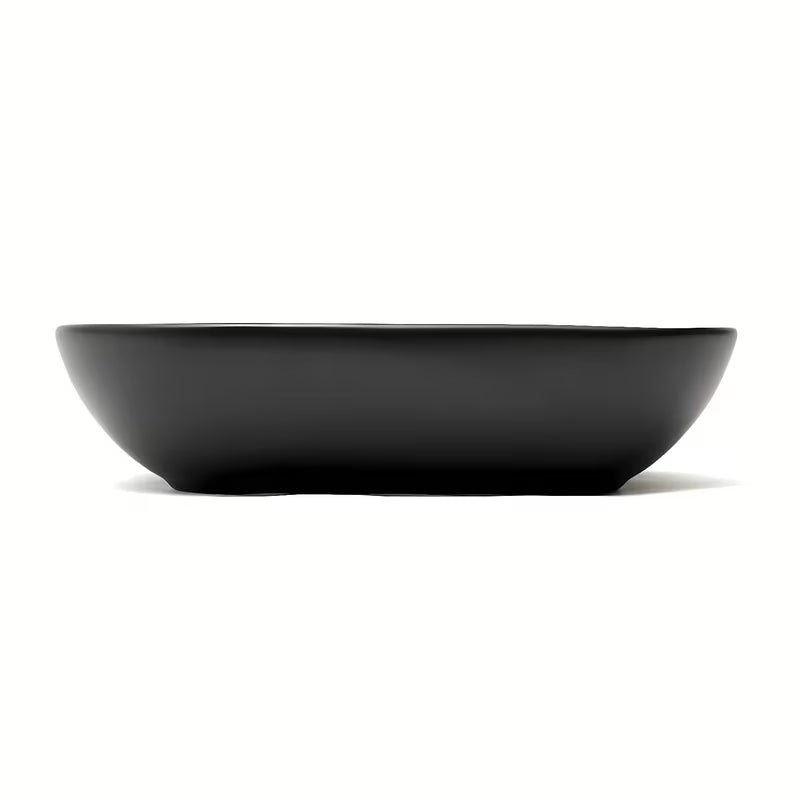 SAT Brevis viseče keramični umivalnik 50 x 38,5 cm v mat črni barvi