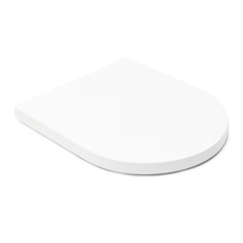 Bela WC deska SAT Brevis z mehko Zapiranje Soft Close in EasyLock pro za enostavno snemanje in čiščenje.