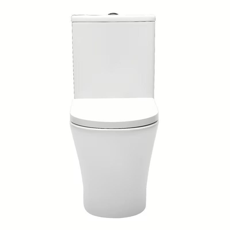 Bijeli samostoječi WC monoblok SAT Brevis s vodokotlićem, WC daskom mehko Zapiranje Soft Close i dvokoličinskim ispiranjem