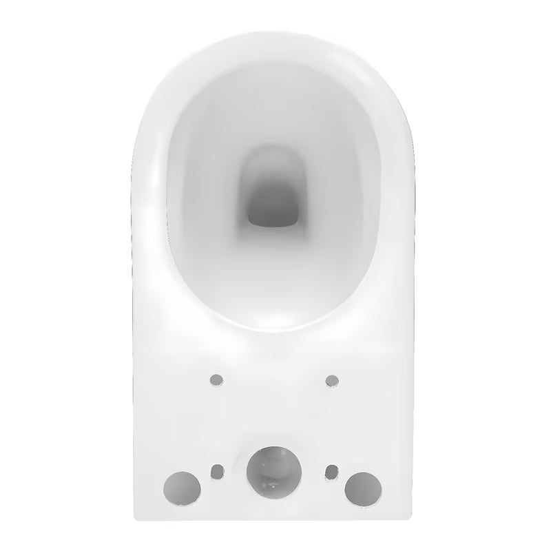 Bijeli samostoječi WC monoblok SAT Brevis s vodokotlićem, WC daskom mehko Zapiranje Soft Close i dvokoličinskim ispiranjem