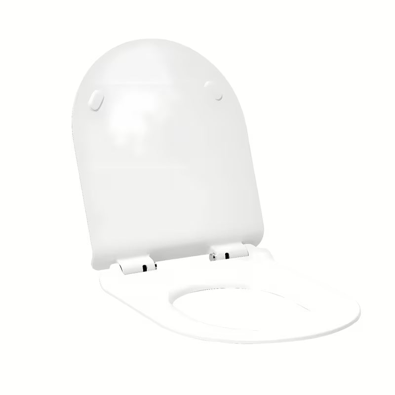 Bijelo WC deska SAT Brevis sa sustavom mehko Zapiranje Soft Close i metalnim šarkama sa skrivenim pričvršćenjem