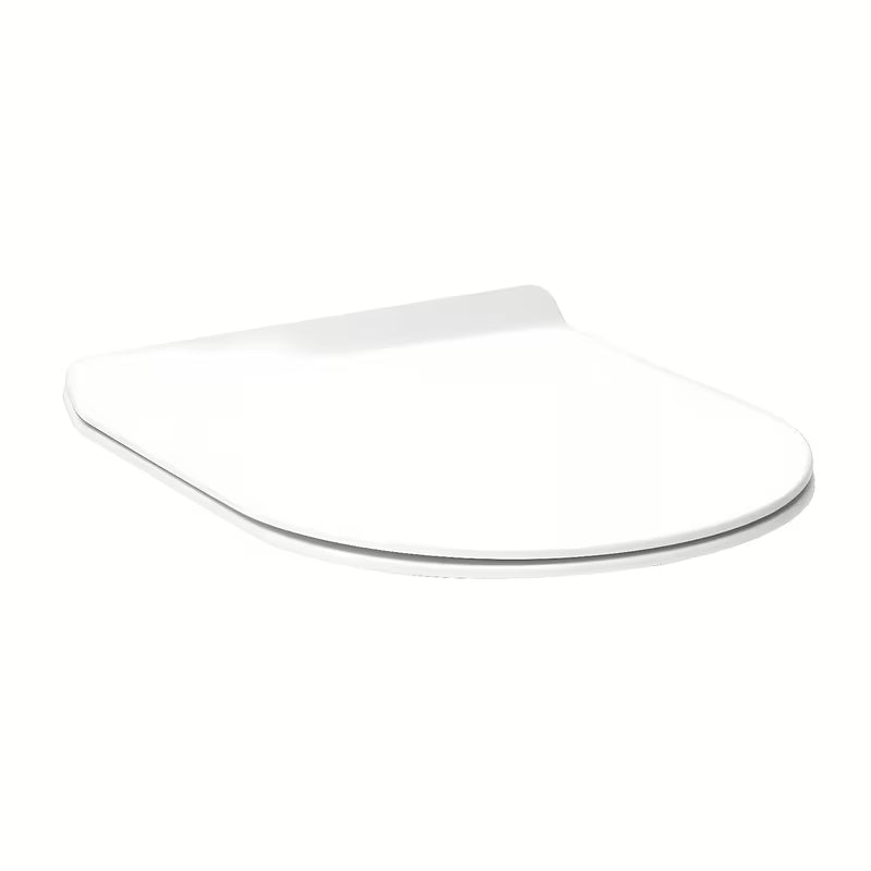 Bijelo WC deska SAT Brevis sa sustavom mehko Zapiranje Soft Close i metalnim šarkama sa skrivenim pričvršćenjem