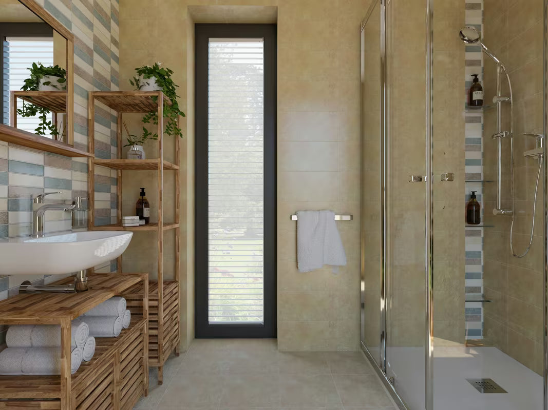 Bijeli viseče keramički umivaonik SAT Brevis 50x38,5 cm brez preliva s otvorom pro za slavinu.