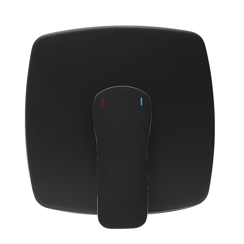 Podometna enoročna armatura za tuš SAT Cube Way u mat crnoj izvedbi pro modernu kupaonicu.