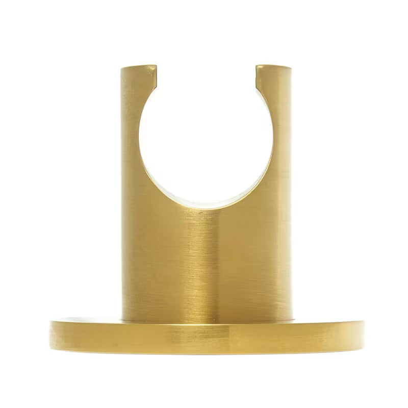 Fiksni stenski nosilec tuš ročke SAT Dark u izvedbi brušeno zlato s PVD završnom obradom.