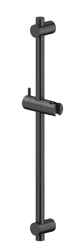 Tuš palica SAT Dark v površinski obdelavi PVD gun metal, dolžina 58 cm in premer 22 mm.