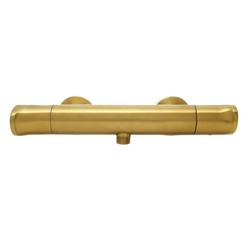 Termostatska armatura za tuš SAT Dark u mat brušenom zlatu pro za zidnu ugradnju