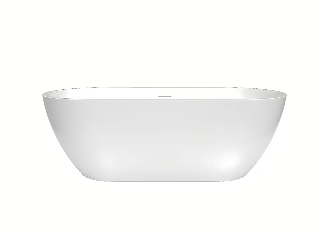Samostoječi akrilna kad SAT Dua 170x75 cm, primerna do stene tudi za postavitev v prostor