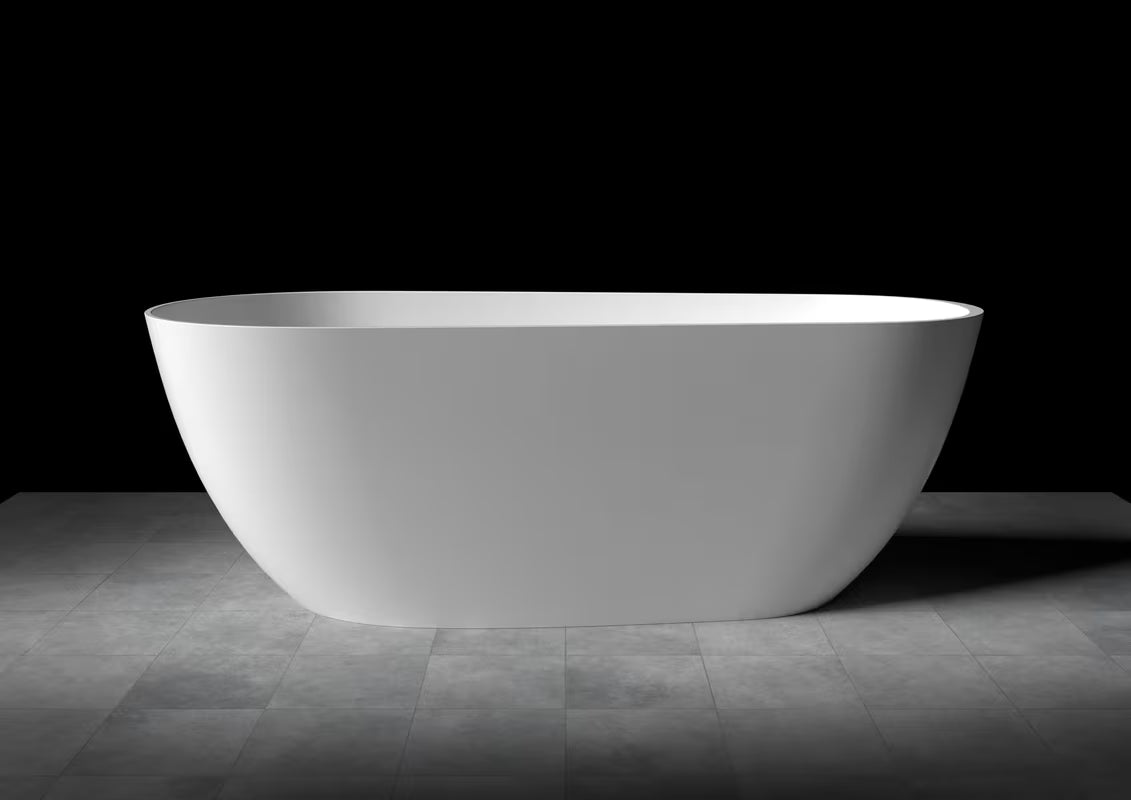 Samostoječa kad SAT Elysia iz litega marmorja z možnostjo leve ali desne postavitve, dimenzija 1700x700 mm.