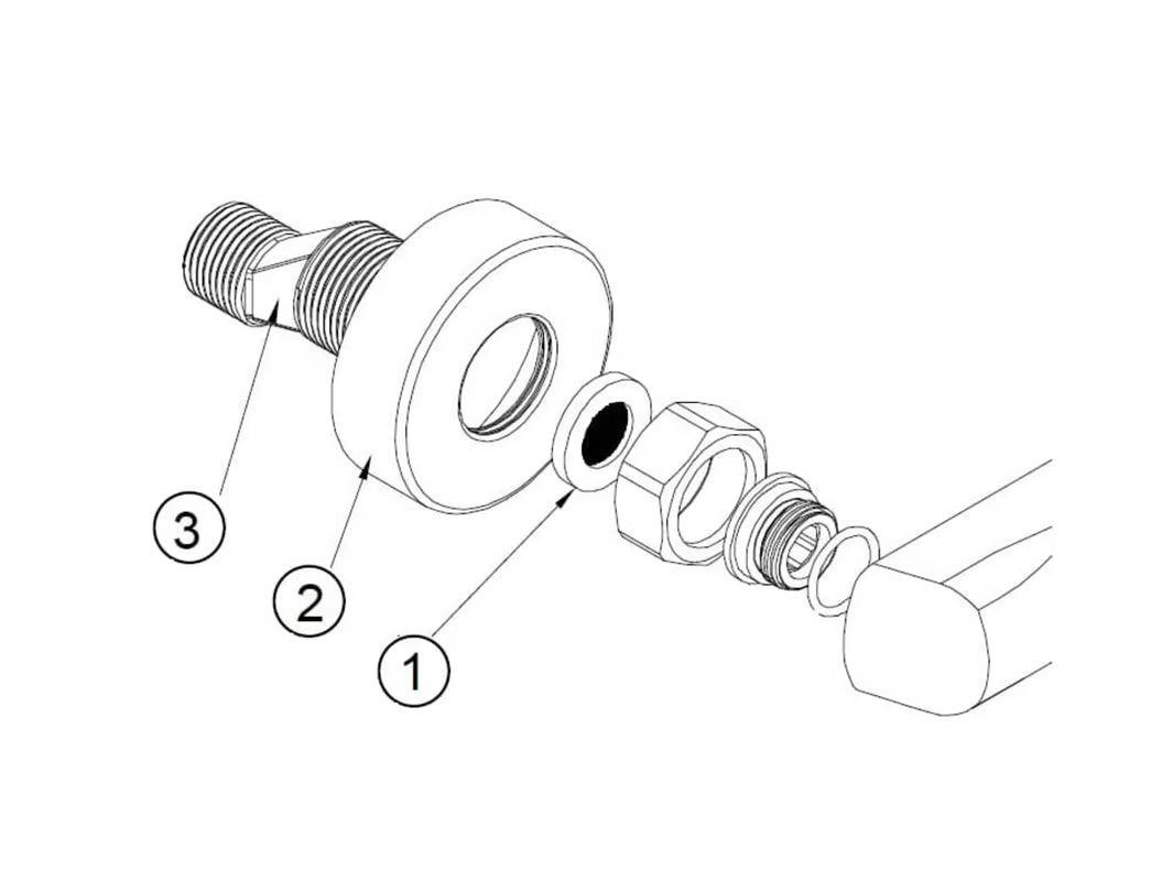 Originalni rezervni del SAT Feel pro ručicu kopalniške armature pro za brzi popravak i obnovu upravljanja.