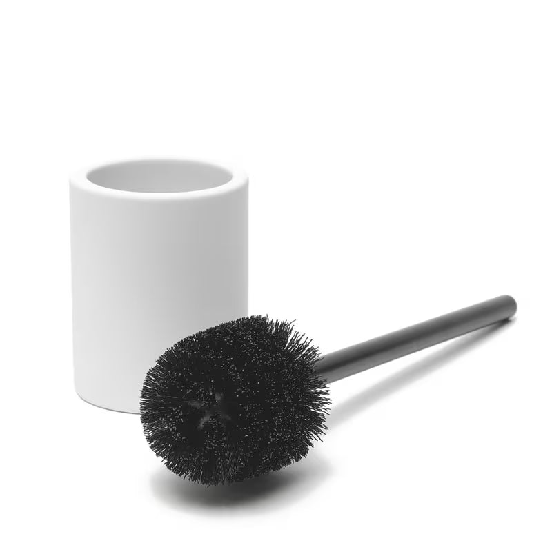 Bela keramična WC ščetka SAT Feel v prostostoječi izvedbi