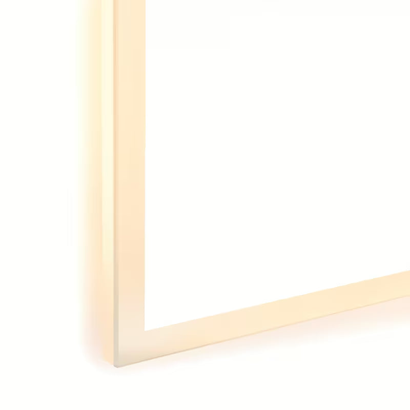 Belo pravokotno LED ogledalo SAT Feel 60x100 cm s senzorjem in izbiro treh barv svetlobe.