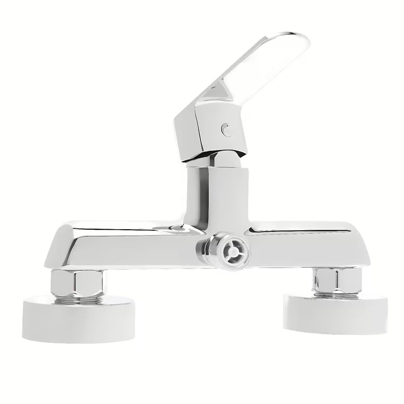 Stenska enoročna armatura za tuš SAT Feel u kromiranoj izvedbi brez tuš seta.