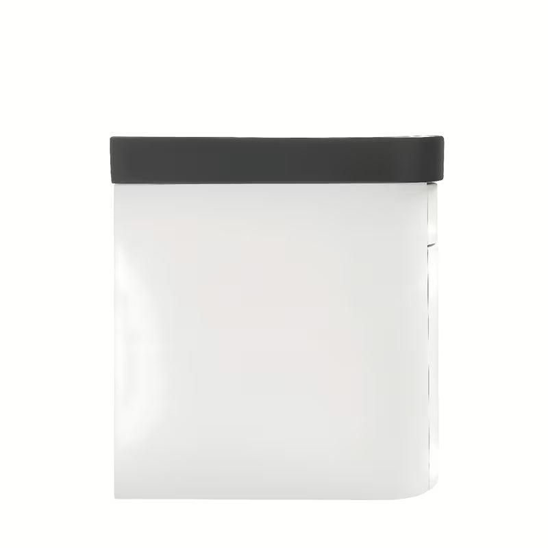 Viseča ormarić s keramičkim umivaonikom SAT Fusion u mat bijeloj boji z vtičnico i zaobljenim rubovima.