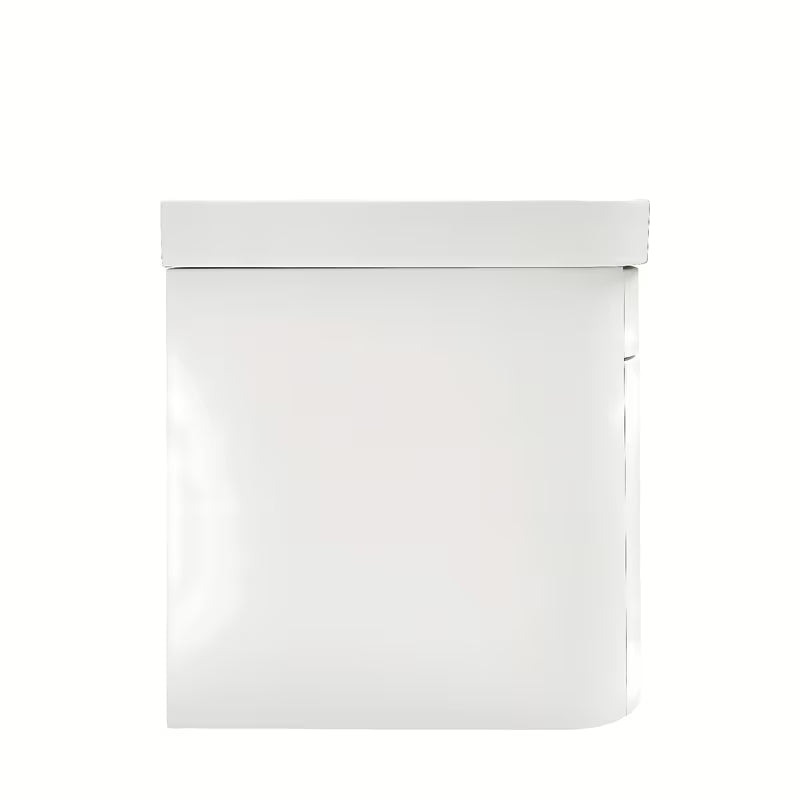 Viseča kopalniška omarica SAT Fusion s keramičkim umivaonikom u mat bijeloj boji