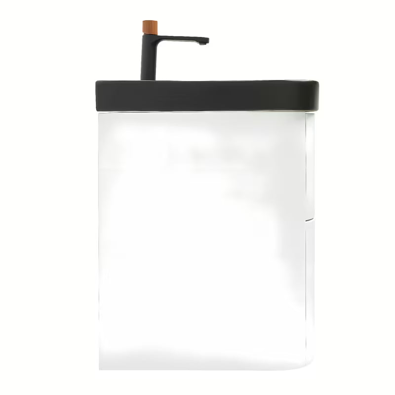 Viseča omarica z umivalnikom SAT Fusion u mat bijeloj boji s dvije ladice