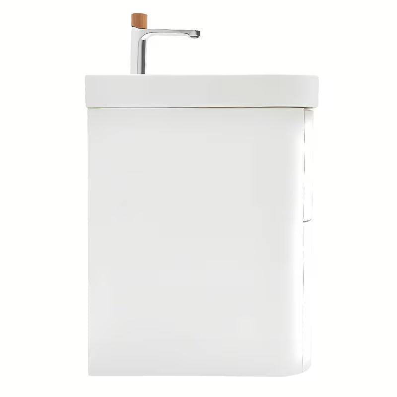 Viseča omarica z umivalnikom SAT Fusion u mat bijeloj boji s dvije ladice