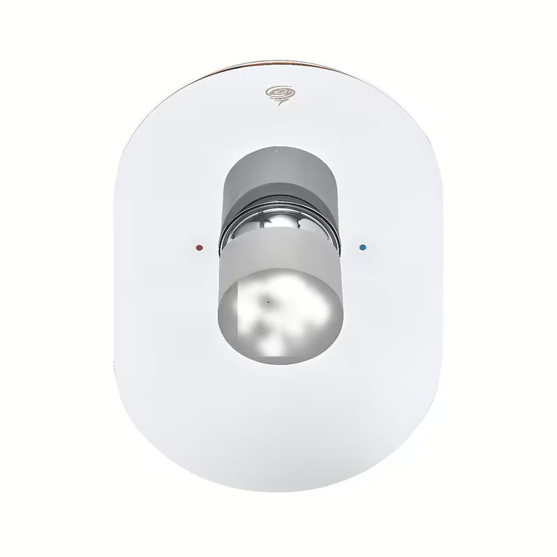 Podometna armatura za tuš SAT Fusion s ručicom u betonskoj završnoj obradi