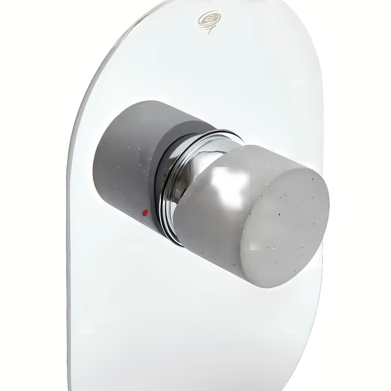 Podometna armatura za tuš SAT Fusion s ručicom u betonskoj završnoj obradi