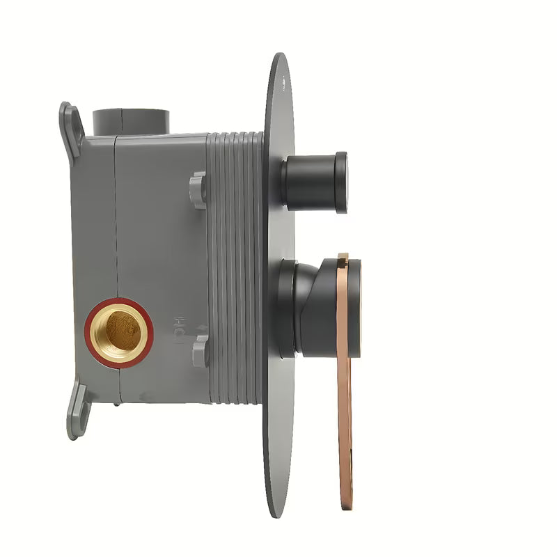 Podometna tuš i armatura za kad SAT Fusion u crno-brončanoj izvedbi s jednoručnim upravljanjem