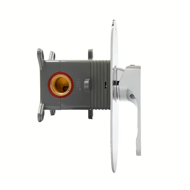 Podometna enoročna armatura za tuš SAT Fusion u kromiranoj izvedbi pro čist minimalistički izgled kupaonice.