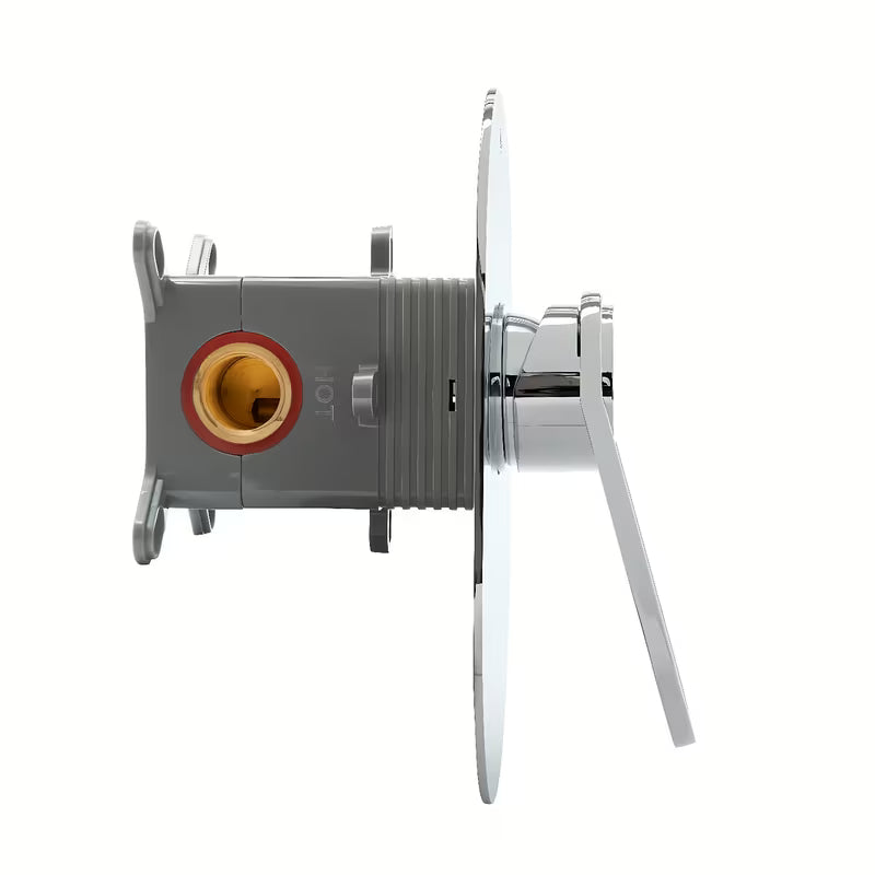 Podometna enoročna armatura za tuš SAT Fusion u krom izvedbi pro modernu tuš kabina