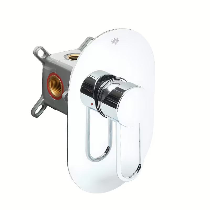 SAT Fusion podometna enoročna armatura za tuš u kromu vključno s podometnim telesom