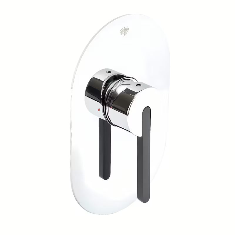 Podometna enoročna armatura za tuš SAT Fusion u krom izvedbi s minimalističkim dizajnom