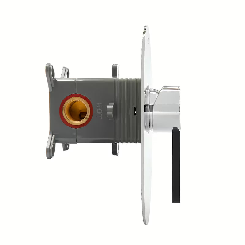 Podometna enoročna armatura za tuš SAT Fusion u krom izvedbi s minimalističkim dizajnom