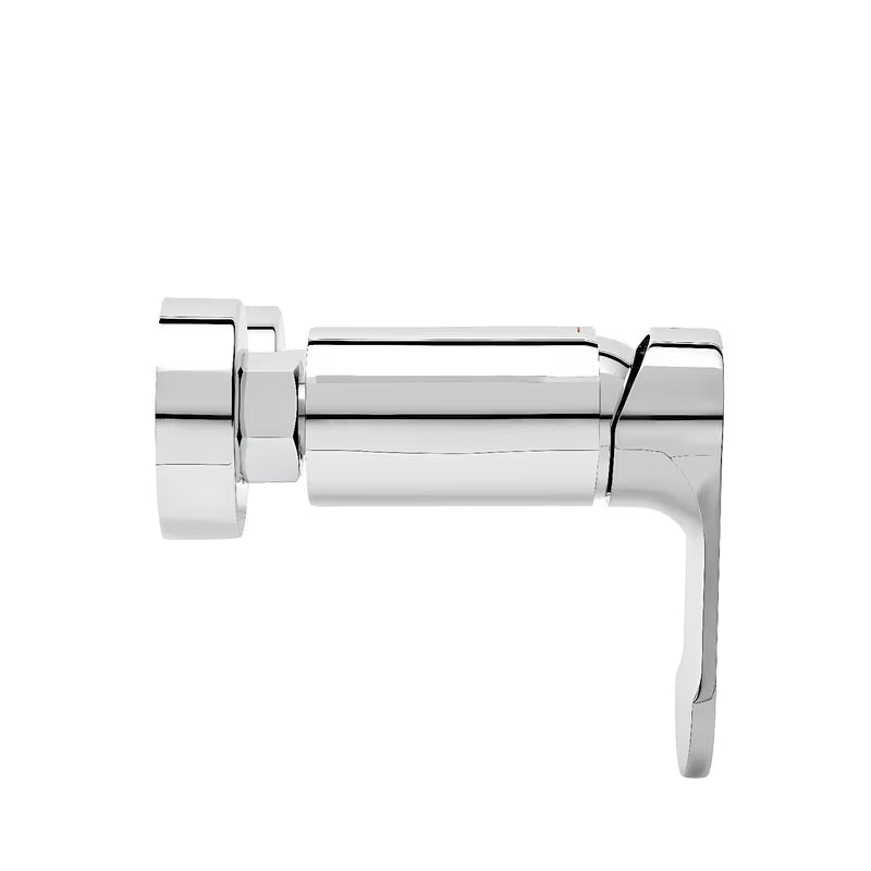 Kromirani stenska enoročna armatura za tuš SAT Fusion brez tuš seta