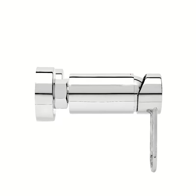 Stenska enoročna armatura za tuš SAT Fusion u sjajnom kromu s okruglom ručicom