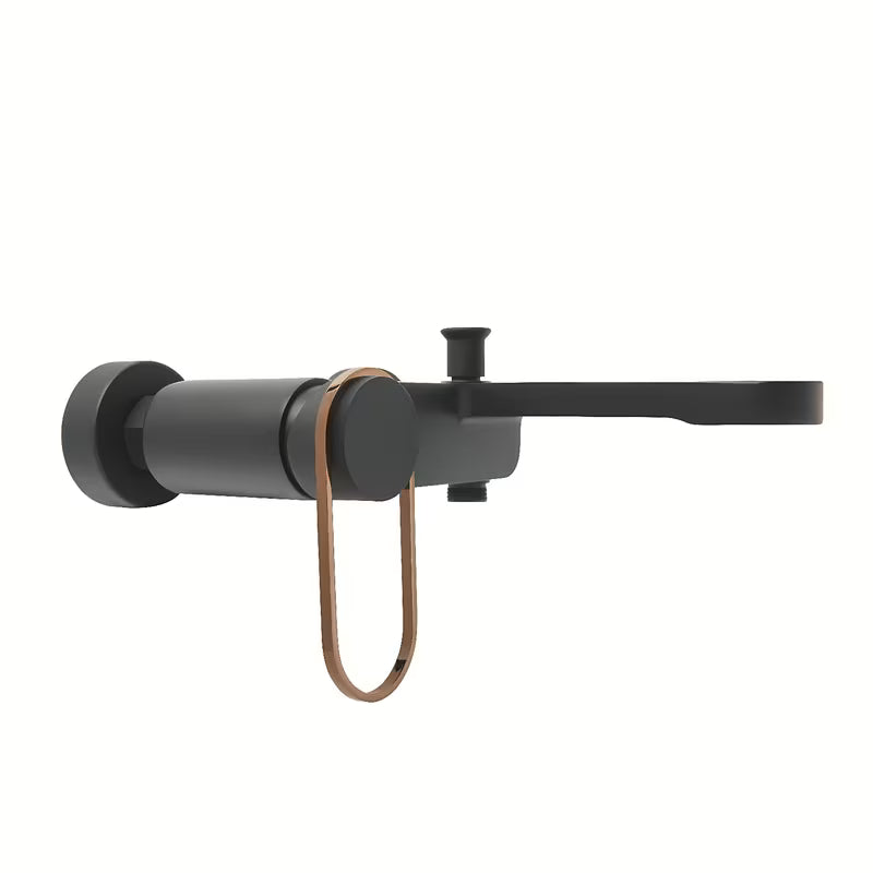 Enoročna stenska armatura za kad SAT Fusion u mat crnoj i brončanoj izvedbi.